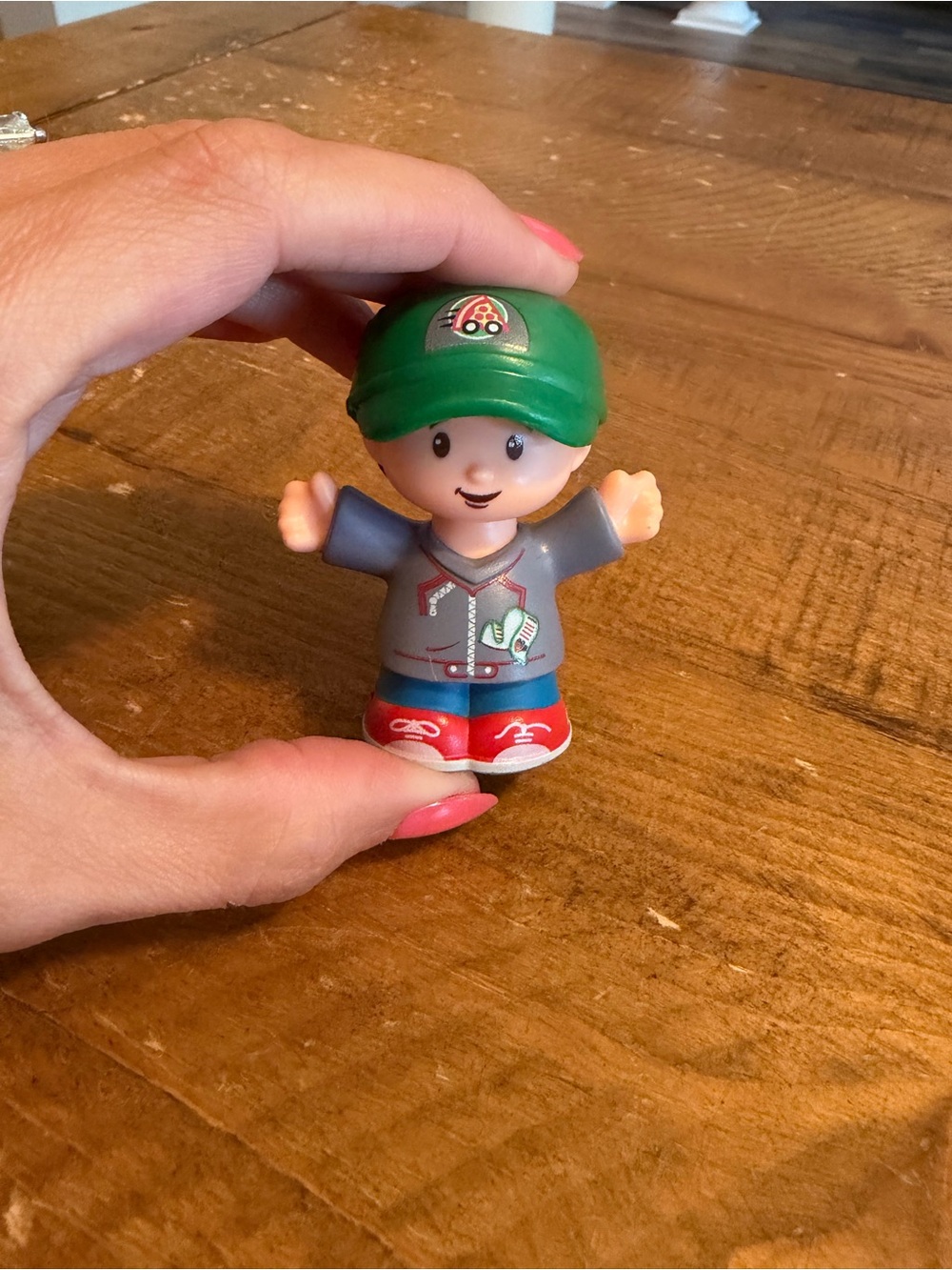Fisher Price Little People pizza delivery guy as is
